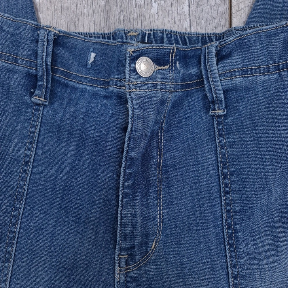 Judy Blue Pull On Jeans Womens 14W Blue Denim High Rise Patch Pocket Stretch - Picture 6 of 9